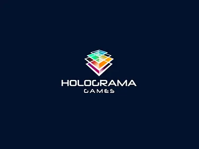 Holograma Games branding design icon illustration illustrator logo minimal vector