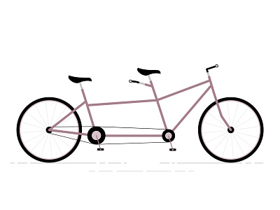 Tandem Bicycle Illustration bicycle bicycle illustration bicycles bicycling bike bike illustration illustration illustration art illustration challenge illustration design illustration digital illustrations illustrator illustrator art illustrator design tandem bicycle tandem bike