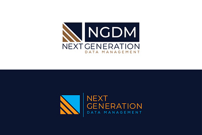 NGDM Logo | Next Generation Logo | Data Management Logo brand identity branding data management design flat illustrator lettering logo minimal minimalist minimalist logo minimalistic modern next generation real estate simple