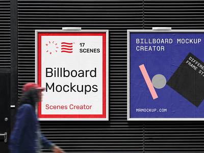 Billboard Mockup Creator advertisement billboard branding bundle creator design download identity illustration logo mockup mockups psd template typography
