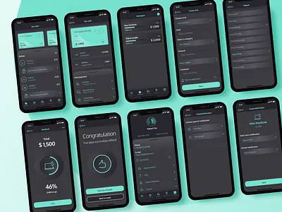 Online banking mobile app account app design banking business app credit card checkout deposit figmadesign interaction design money bag reports save money userflow userinterface userinterfacedesign wallet walletapp