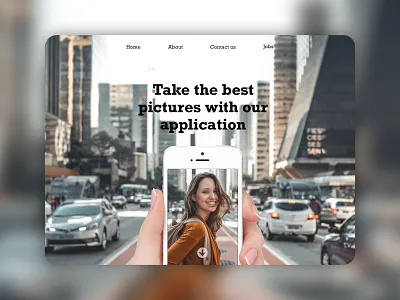 Photo Application Website branding design minimal theme ui web website wordpress