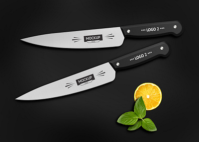 knife logo mockup knife logo mockup photosh