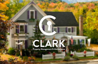 Clark Property Management - Logo branding construction daily design design home home improvement idenity identity design logo logo design minimal property management simplicity vector