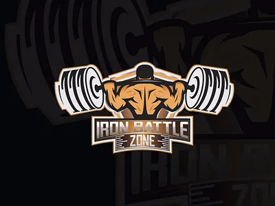 Gym logo design gym logo iron