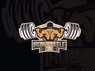 Gym logo design gym logo iron