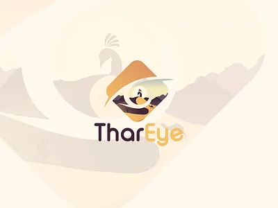 Thar eye logo logo design thar eye