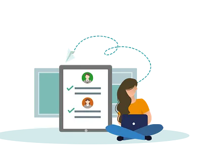 How Can A Recruiting Software Help You During A Crisis branding design flat graphicdesign illustraion illustration art minimal ui ux website