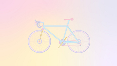 <3 bikes backgrounds flat illustration pastel vector