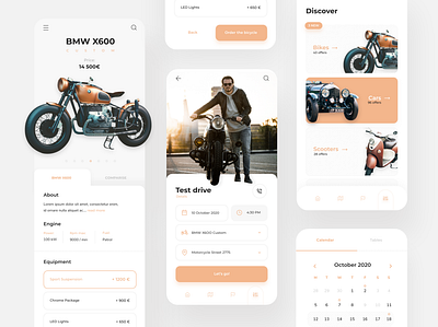 Moto App app concept design interface ios mobile ui ux