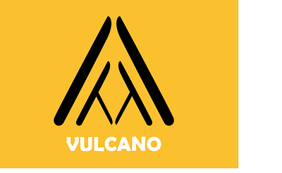 LOGO VULCANO branding diseño illustration logo logo design typography vector