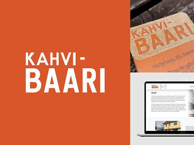 Kahvibaari Coffee Bar - Branding brand brand identity branding branding and identity branding design business card case study client work finland freelance designer identity design logo suomi typography ui ui design user interface design website design