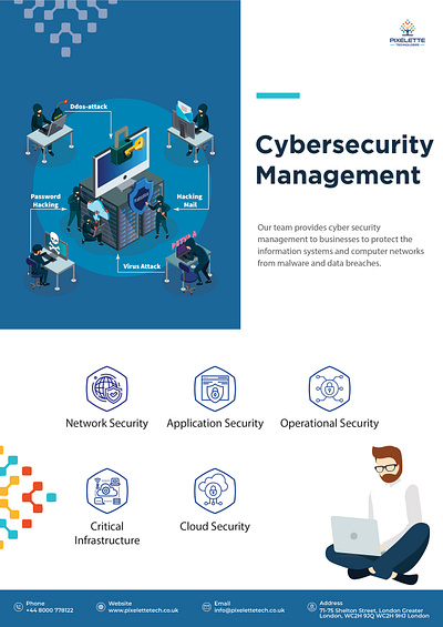 Cyber Security Management | Pixelette Technologies branding business cybersecurity cyberspace design digital technology