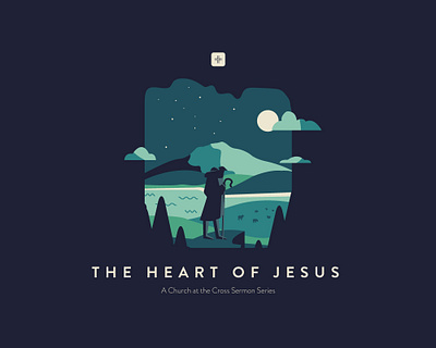 The Heart of Jesus Sermon Series Design church sermon sheep shepherd