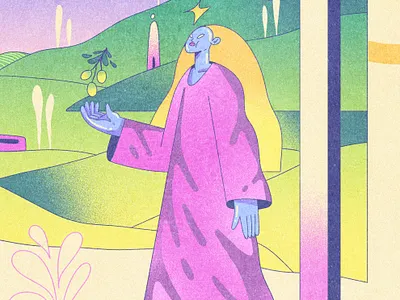 commmisioned illustration character character design color design dribbble illustration shapes