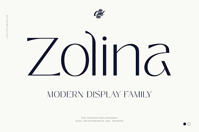 Zolina - Modern Display Font bold branding design display family display font elegant fonts font font design font family fonts fonts collection modern modern display modern display font modern font modern fonts sans serif sans serif font serif font serif fonts