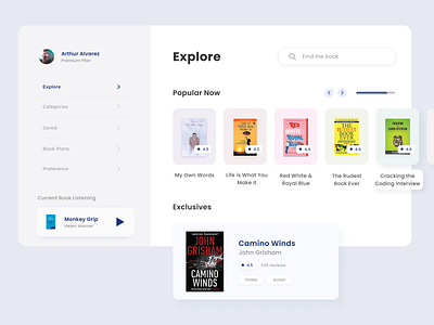 Book Store book book cover bookstore design shop ui ux web