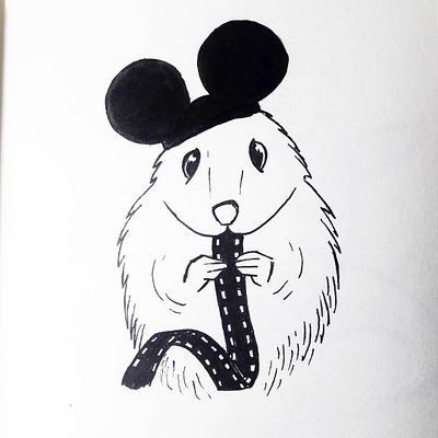 6. Rodent for Inktober 2020 branding charachter design daily design illustration inktober inktober2020 motion xav