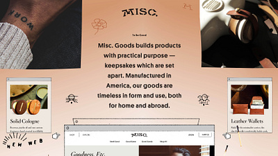 More Misc. Goods eccomerce ecommerce retail web web design webdesign website website design