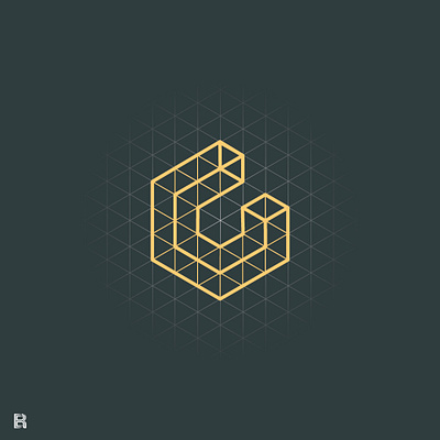 Isometric G g logo illustration logo logo designer logo grid mark minimal monogram