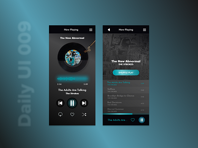 Music Player adobe xd daily challange daily ui daily ui challenge dailyui dailyuichallenge design music music app music app design music app ui music art music player play player design player ui ui uidesign