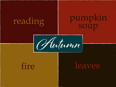 Autumn Art 1 adobe adobe illustrator autumn brown design dribbbleweeklywarmup fall graphic design illustrator orange type type design typography