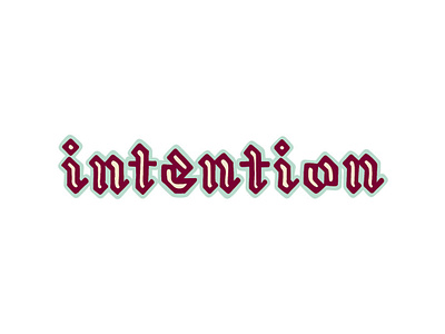 Intention gothic font handlettering intention lettering