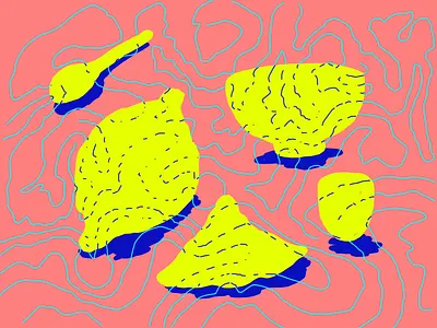 Looom Masks animation framebyframe looom loop animation nice colors