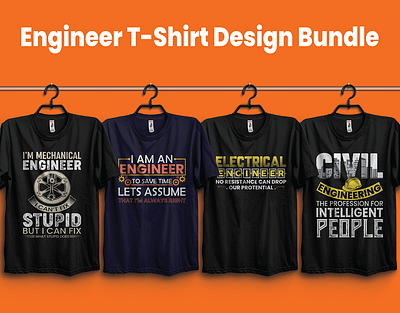 Engineer T-Shirt design bundle app business design ecommerce education elegant engineer engineerbabu engineering engineering logo engineers event identity illustration logo design t shirt type typography ux vector