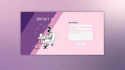 Contact Page contact contact page dailyui dailyui028