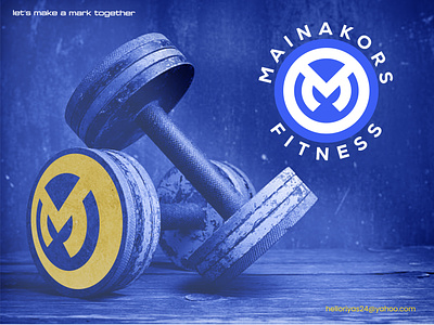 Gym logo - Monogram - Fitness - dribbble brand brand guidelines branding branding agency design ecommerce fitness gym logo logo design logo designer m logo minimal mo logo monogram o logo riyamoni saas simbol website