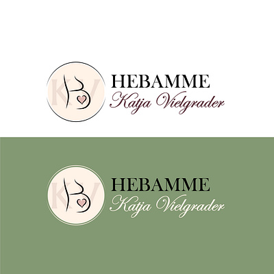 Logo for maternity doctor branding design doctor gynecologist hebamme logo logo for doctor logotype medical medicine medicine icon mid wife lofo midwife motherhood perinatal pregnancy woman