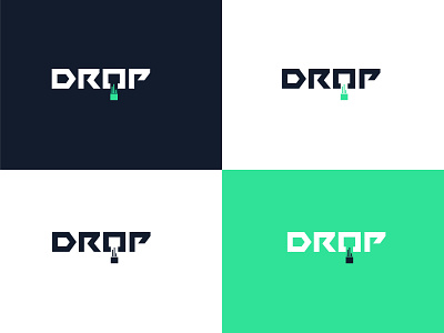 Drop logo - typography logo brand branding branding agency concept design dribbble drop logo ecommerce flat free logo logo design logo designer minimal monogrsm new redesign typography web wordmark