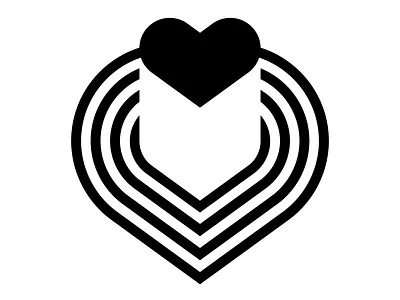 Splashy Heart Symbol brand identity branding heart icon identity design logo logo design modernism symbol trademark