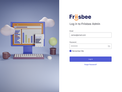 Friisbee - Fintech Web App Case Study 3d app clean components dashboard design design system finance fintech graph illustration interface modern product design system tables ui ux web app web design website