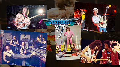 Moodboard of the day 10/07 guitar moodboard moodboardoftheday rip studio tapping vanhalen