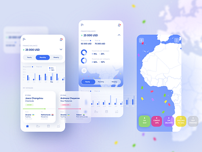 Cargo Analytics App analitycs app app design application cargo cargo ship chart crm portal dashboad design diagram interface ios logistics research ui ux ui design user experience ux web webdesign