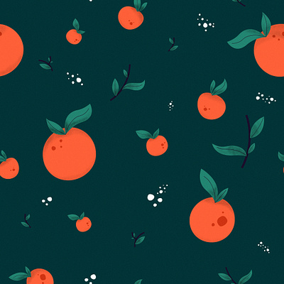 Oranges Patterns art direction artist artwork colors design illustration oranges pattern pattern design tangerine