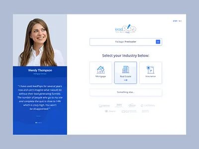 Lead Funnel Design conversions debt funnel insurance leads loans login page mortgage package design pricing pricing page register register page registration registration form sales steps testimonials ui design uikreative