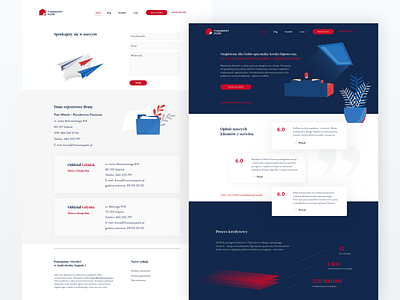 Finansowy Piotr expert finance illustraion landing page ui