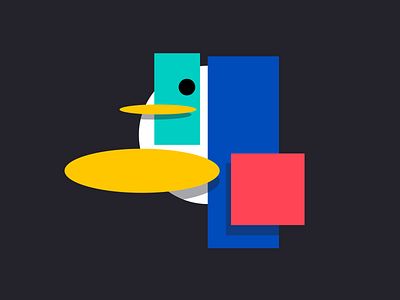Composition #1 abstraction composition cubism forms illustration minimalism