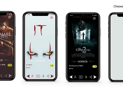 UI/UX design - Movie application adobe xd animation app application dailyuichallenge design figma ui ui design ux ux design