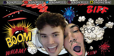 Full Stack Site + Graphics + SEO_ y'know rest :) adinross.com content creation design gamer logo livestream orm seo smm social media design twitch logo twitch.tv ui ux website