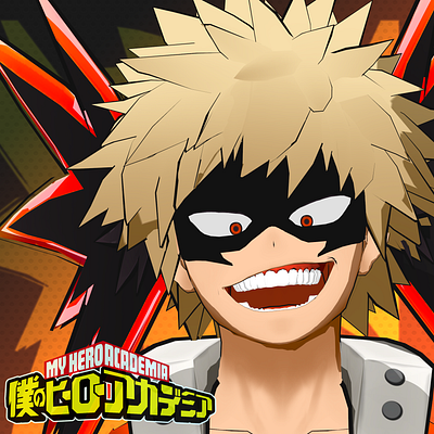 Bakugou Katsuki 3d 3d animation 3d art anime animeart bnha bokunoheroacademia character mha myheroacademia