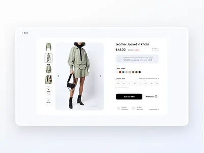 E-com store | Product page card commerce detail page e com e commerce design product design product page sensorydigital shopping store ui ux web web app