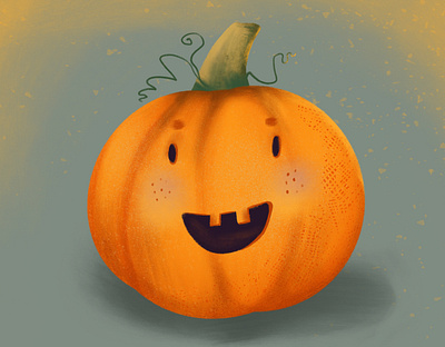 Just happy pumpkin 🎃 book illustration illustration illustration art kids