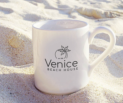 Venice Beach House logo brand branding design logo logo design logotype