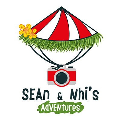 Sean Nhi & Adventures logo brand branding design illustration logo logo design logotype vector