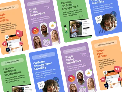 SocialX Cards graphic design ui ux vector