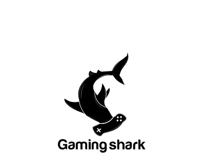 gaming shark art branding design game graphic design icon illustration logo shark vector